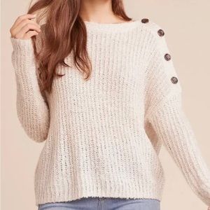 JACK by BB Dakota Buttoned Drop Shoulder Sweater